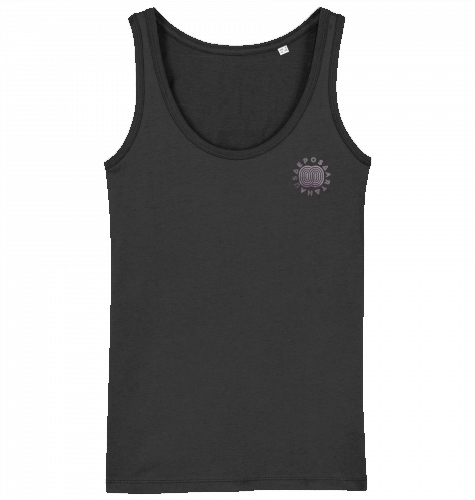 HOLY SHRED. LADIES | Tank Top | 100% combed, ringspun Organic Cotton Snowboard Skateboard Surf Ski | Quality Apparel | Color Black
