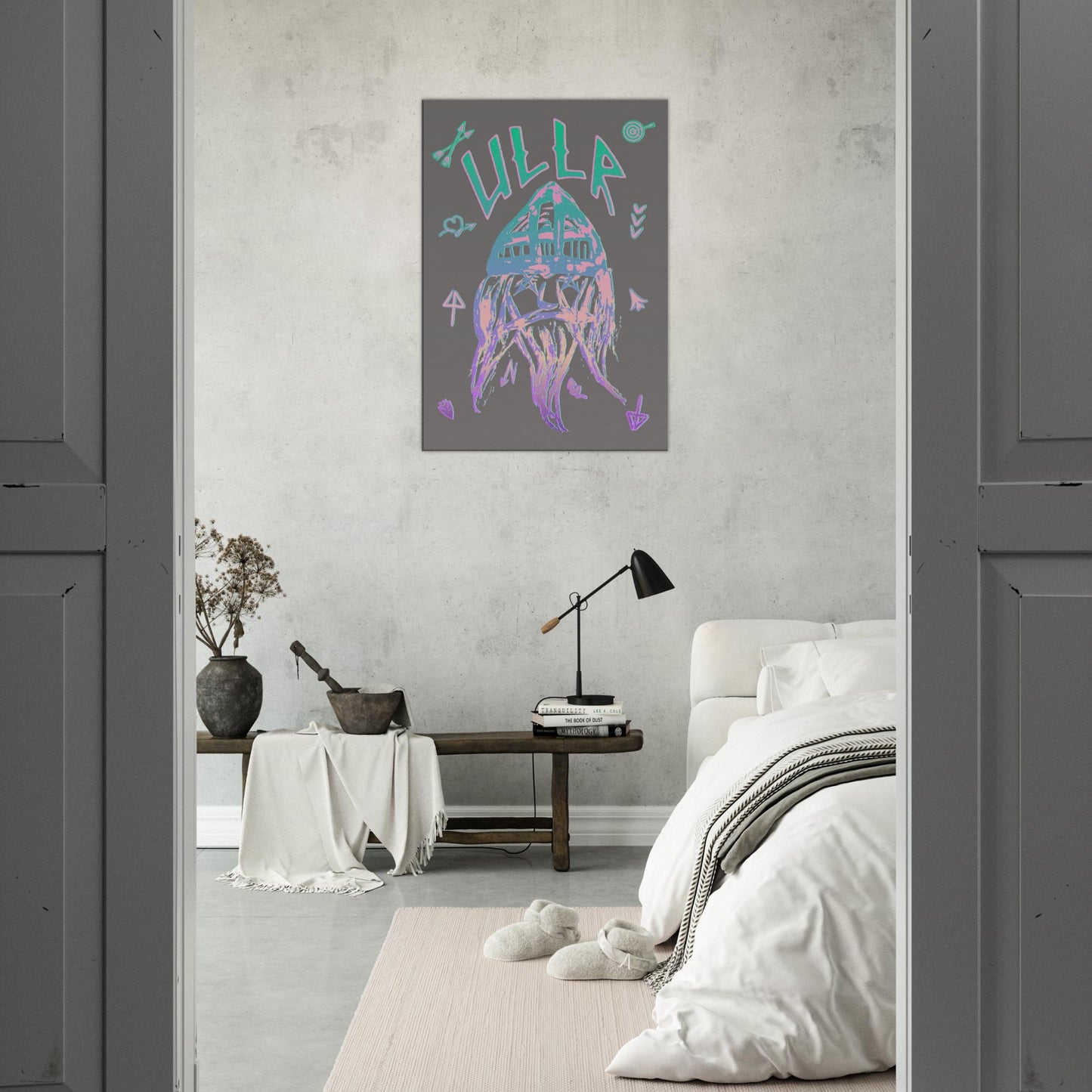 ULLR RNBW | CANVAS | ULLR THE NORWEGIAN GOD OF SNOW | SKI PATRON | The perfect Gift for a Ski Bum