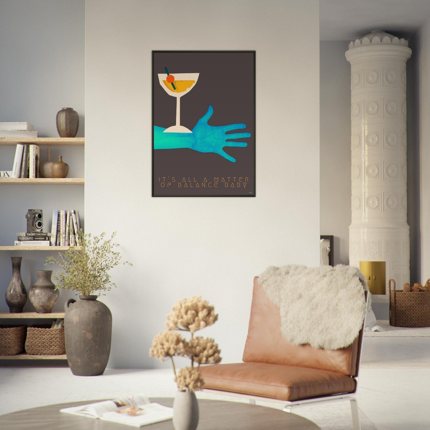 BALANCE BABY | METAL FRAMED PREMIUM POSTER