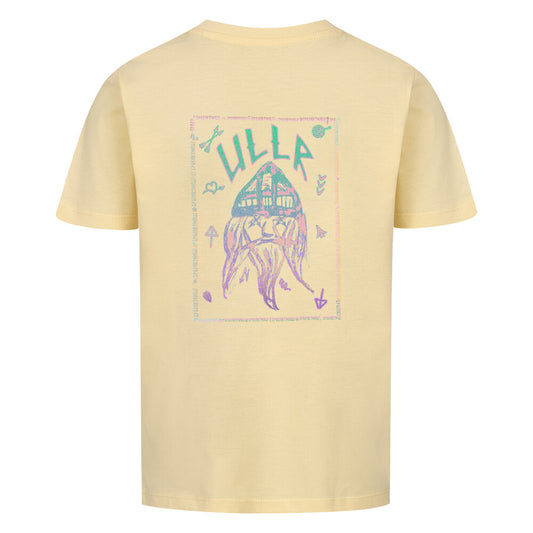 KIDS | ULLR RNBW | T-SHIRT | 100% Organic Cotton | Snowboard Ski | 3 to 14 Years | EU 98 - 168 Color Butter Back View
