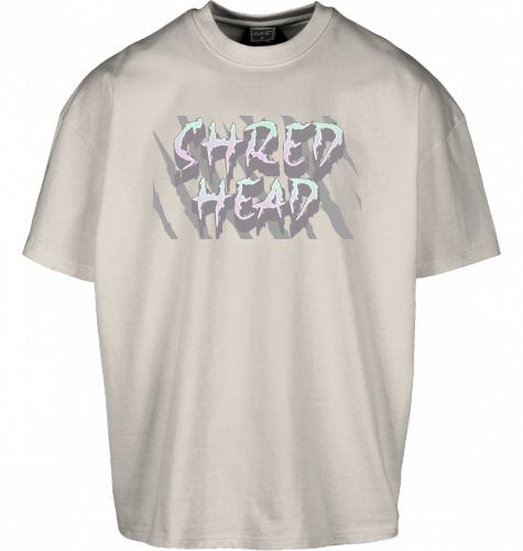 SHRED HEAD | ULTRA HEAVY ULTRA WIDE T-SHIRT | 100% COTTON
