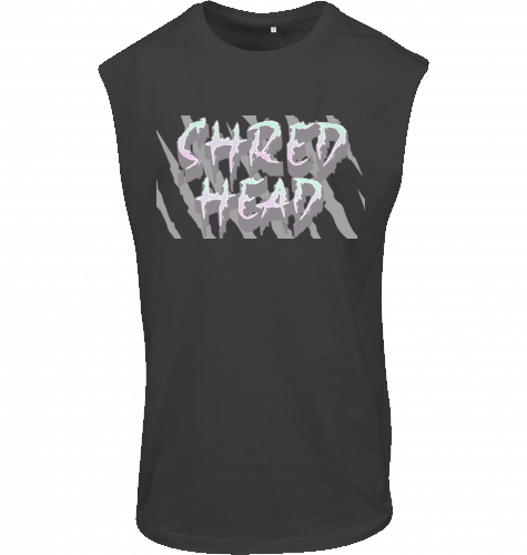 SHRED HEAD | SLEEVELESS T-SHIRT | 100% COTTON