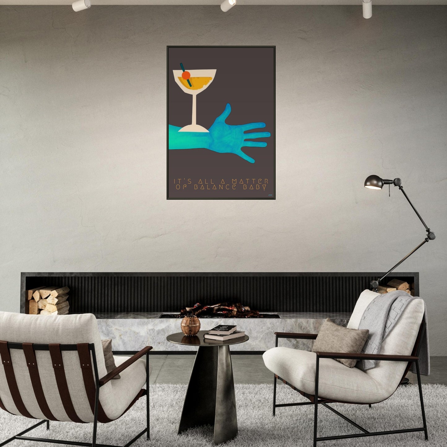 BALANCE BABY | METAL FRAMED PREMIUM POSTER