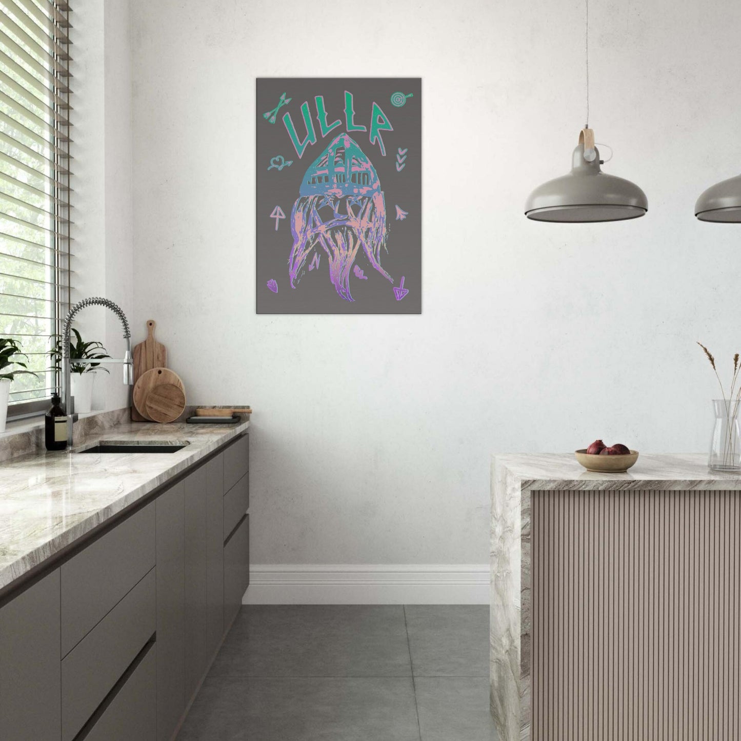 ULLR RNBW | CANVAS | ULLR THE NORWEGIAN GOD OF SNOW | SKI PATRON | The perfect Gift for a Ski Bum