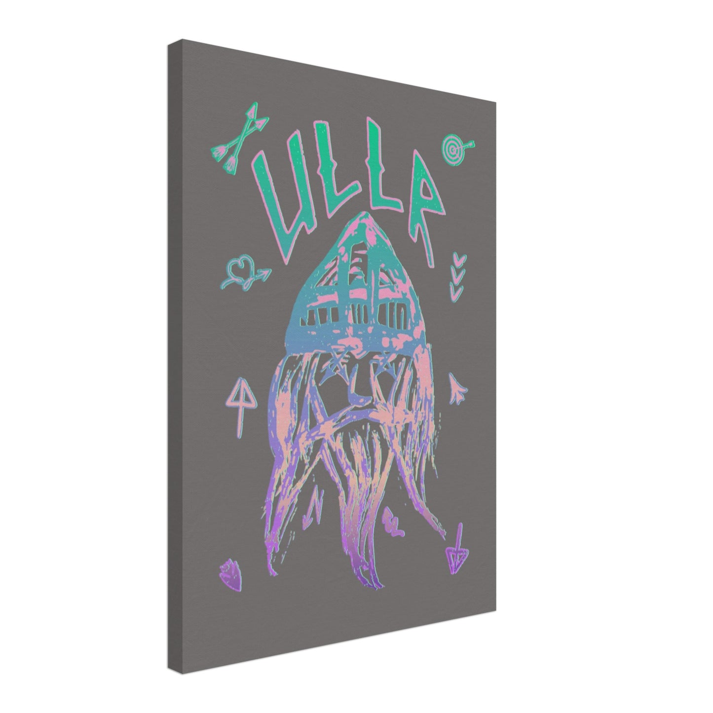 ULLR RNBW | CANVAS | ULLR THE NORWEGIAN GOD OF SNOW | SKI PATRON | The perfect Gift for a Ski Bum