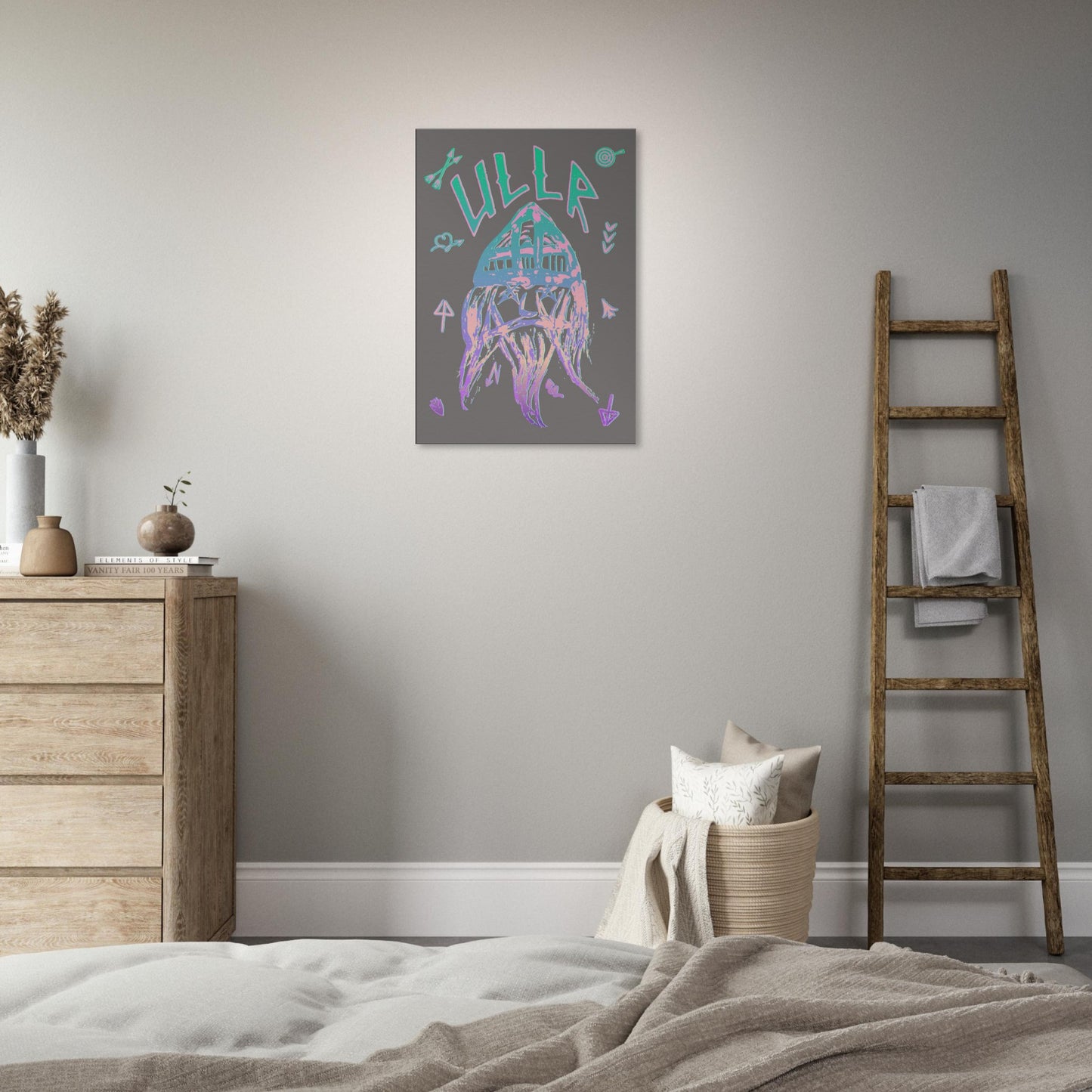 ULLR RNBW | CANVAS | ULLR THE NORWEGIAN GOD OF SNOW | SKI PATRON | The perfect Gift for a Ski Bum