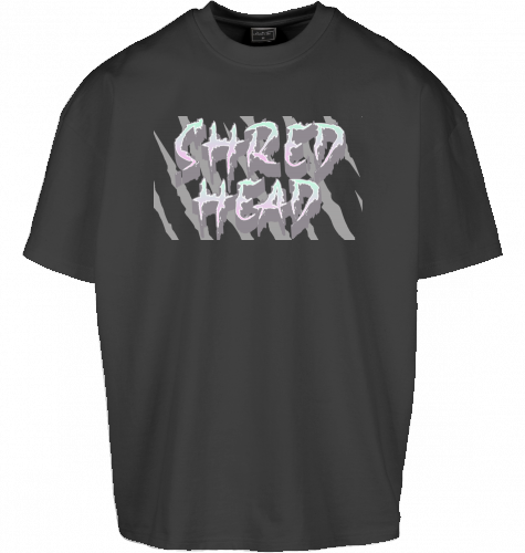 SHRED HEAD | ULTRA HEAVY ULTRA WIDE T-SHIRT | 100% COTTON