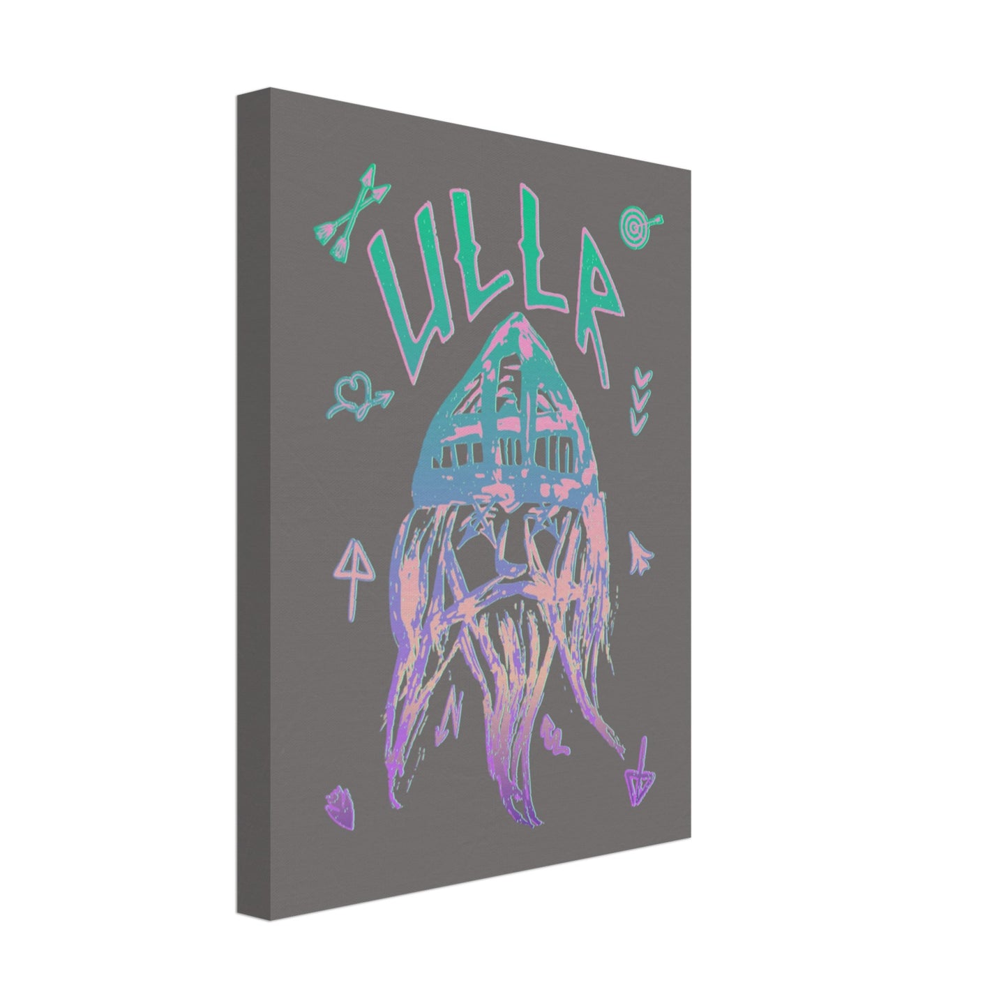 ULLR RNBW | CANVAS | ULLR THE NORWEGIAN GOD OF SNOW | SKI PATRON | The perfect Gift for a Ski Bum