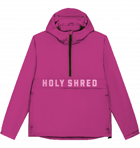 WINDBREAKER HOODED OVERSIZED CUT STREETWEAR S-XXXL SNOWBOARD SKATEBOARD SURF pink