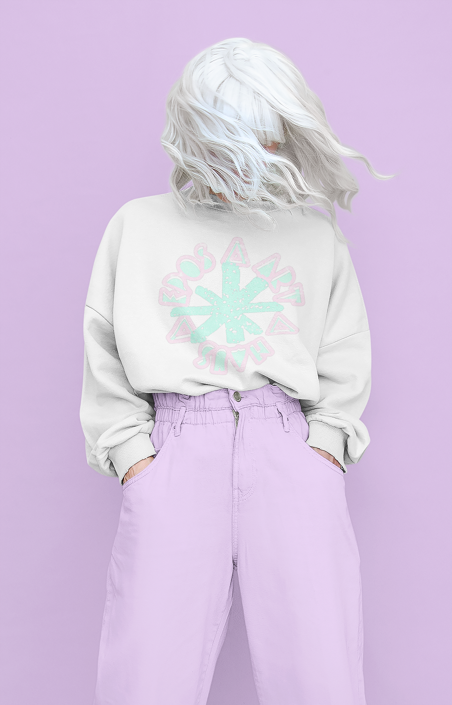 SWEATER STREETWEAR XXS-3XL SNOWBOARD SKATEBOARD SURF WEAR LARGE PRINT PREMIUM QUALITY PRODUCED AND SHIPPED FROM GERMANY 85% ORGANIC 15% POLYESTER 'EPOS SNOW'