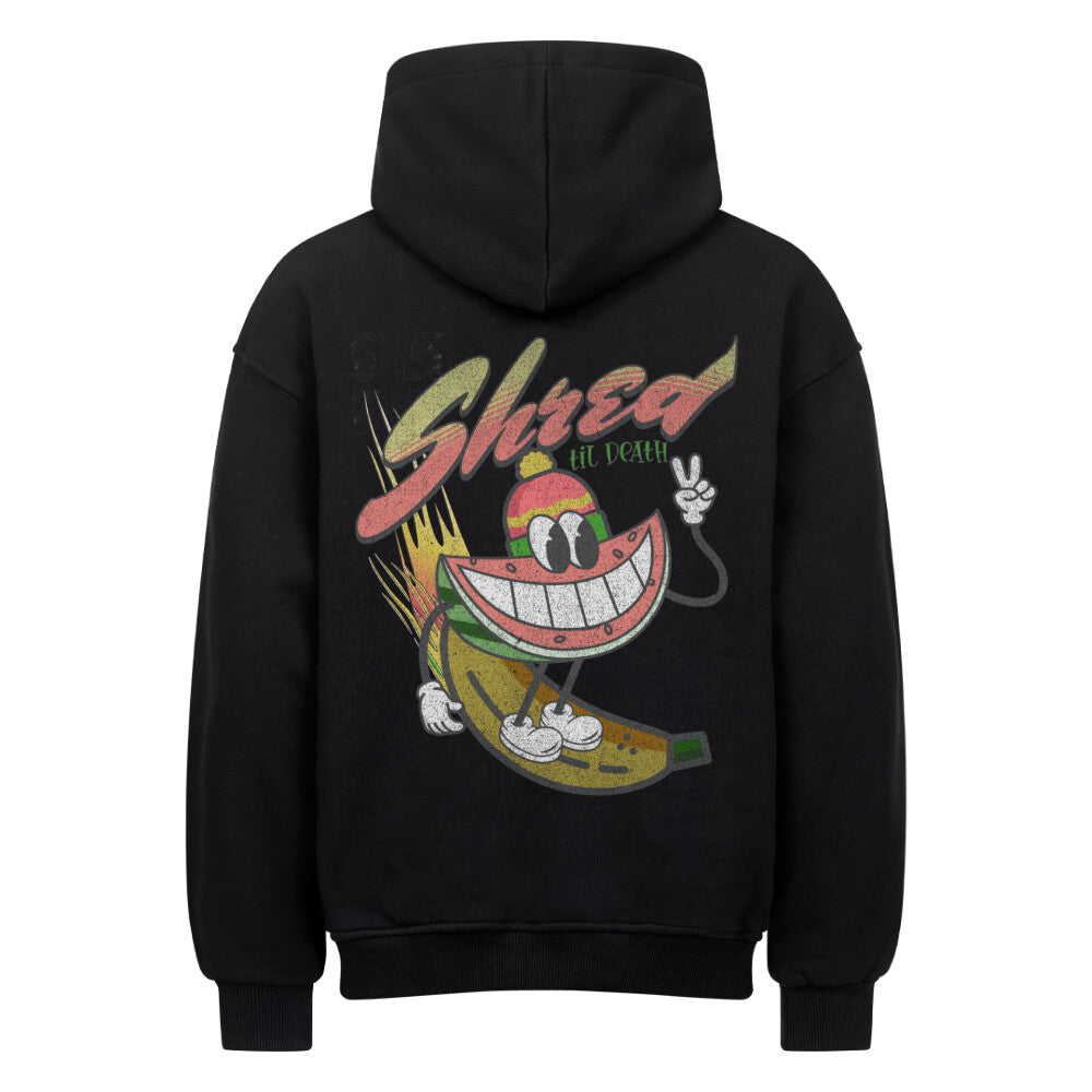 HOODIE OVERSIZED CUT STREETWEAR XS-4XL SNOWBOARD SKATEBOARD SURF SKI WEAR PREMIUM QUALITY PRODUCED IN TURKEY, DESIGNED AND SHIPPED FROM GERMANY 'DEDICATED MELON'
