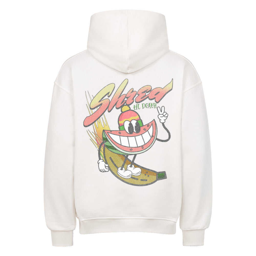 HOODIE OVERSIZED CUT STREETWEAR XS-4XL SNOWBOARD SKATEBOARD SURF SKI WEAR PREMIUM QUALITY PRODUCED IN TURKEY, DESIGNED AND SHIPPED FROM GERMANY 'DEDICATED MELON'