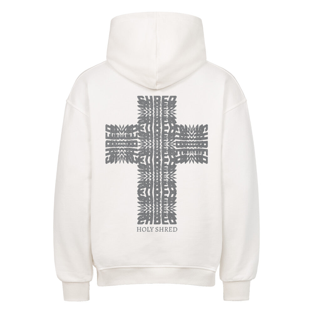 HOODIE OVERSIZED CUT STREETWEAR XS-4XL SNOWBOARD SKATEBOARD SURF WEAR PREMIUM QUALITY PRODUCED IN TURKEY, DESIGNED AND SHIPPED FROM GERMANY 'HOLY SHRED' (W)