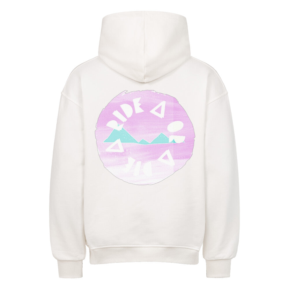 HOODIE OVERSIZED CUT STREETWEAR XS-4XL SNOWBOARD SKATEBOARD SURF WEAR PREMIUM QUALITY PRODUCED IN TURKEY, DESIGNED AND SHIPPED FROM GERMANY 'RIDE OR' (W)