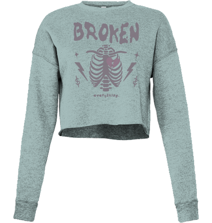 BROKEN | LADIES | CROPPED LONGSLEEVE TOP