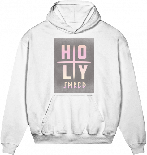 HOLY SHRED BOXY HOODIE | UNISEX | PREMIUM | 100% ORGANIC COTTON