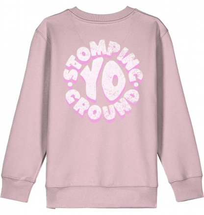 KIDS SNOWBOARD SKATEBOARD SURF SKI PULLOVER LARGE PRINT SWEATER ART BOY GIRL KIDS 100% ORGANIC COTTON STREETWEAR SKATEBOARD SNOWBOARD BMX SURF PRODUCED AND SHIPPED FROM GERMANY. HIGH QUALITY. 3-14 YRS / EU 104-164'STOMPING GROUNDS' FROM EPOS ART HAUS