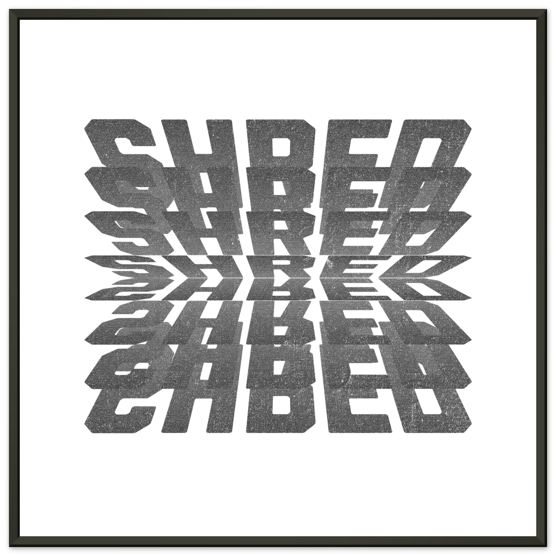 SHRED | METAL FRAMED Poster | Premium Quality | Matte | 200 GSM | Snowboard | Ski | Save your precious time hunting down the right frame for your art work - with this one your art arrives at your home with the perfectly fitted quality frame!