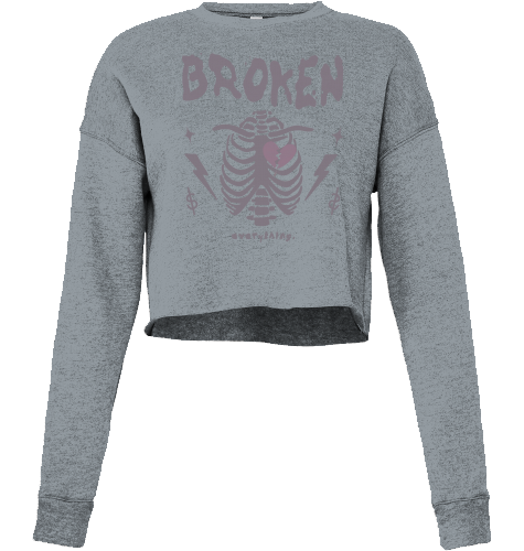 BROKEN | LADIES | CROPPED LONGSLEEVE TOP