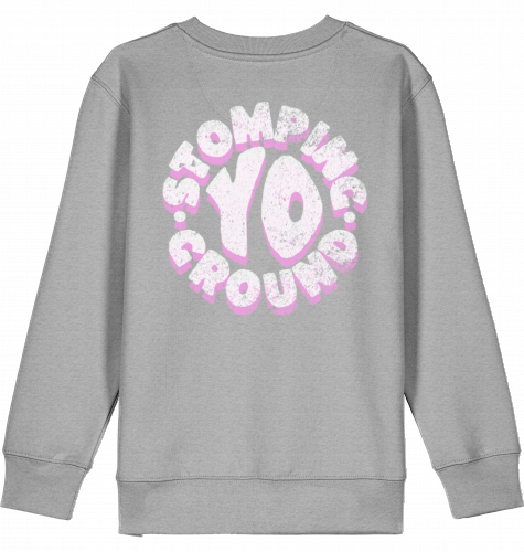 KIDS SNOWBOARD SKATEBOARD SURF SKI PULLOVER LARGE PRINT SWEATER ART BOY GIRL KIDS 100% ORGANIC COTTON STREETWEAR SKATEBOARD SNOWBOARD BMX SURF PRODUCED AND SHIPPED FROM GERMANY. HIGH QUALITY. 3-14 YRS / EU 104-164'STOMPING GROUNDS' FROM EPOS ART HAUS