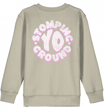 KIDS SNOWBOARD SKATEBOARD SURF SKI PULLOVER LARGE PRINT SWEATER ART BOY GIRL KIDS 100% ORGANIC COTTON STREETWEAR SKATEBOARD SNOWBOARD BMX SURF PRODUCED AND SHIPPED FROM GERMANY. HIGH QUALITY. 3-14 YRS / EU 104-164'STOMPING GROUNDS' FROM EPOS ART HAUS