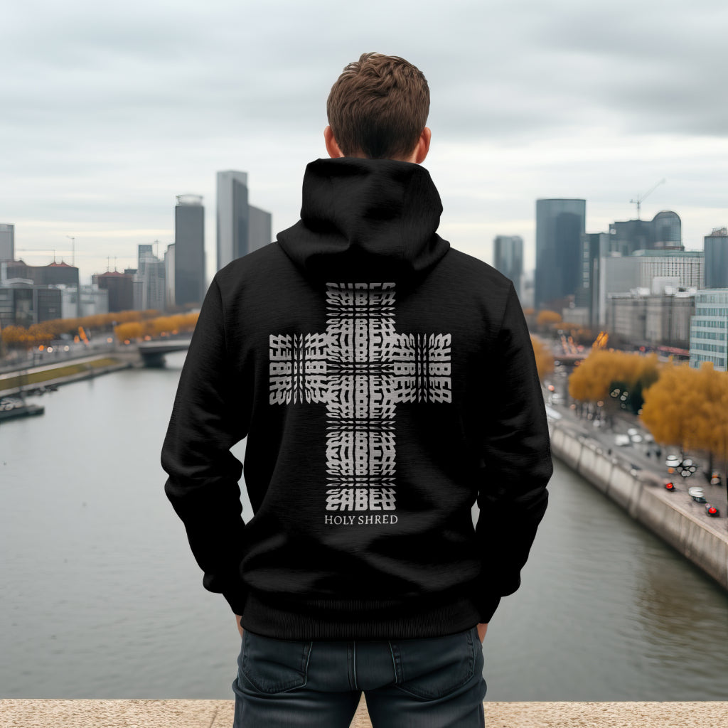 HOLY SHRED [KRUZIFIX] | PREMIUM OVERSIZED BOXY HOODIE