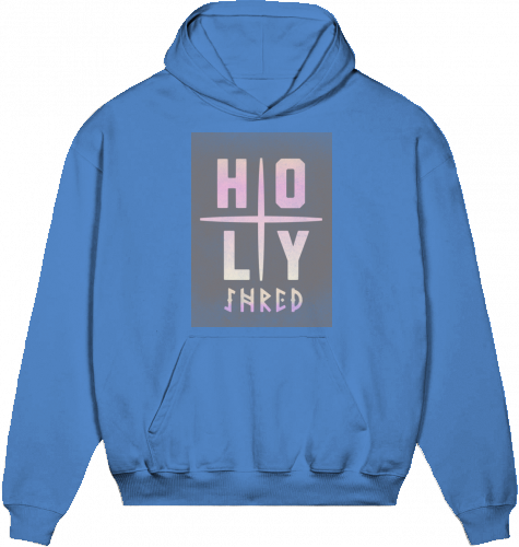 HOLY SHRED BOXY HOODIE | UNISEX | PREMIUM | 100% ORGANIC COTTON