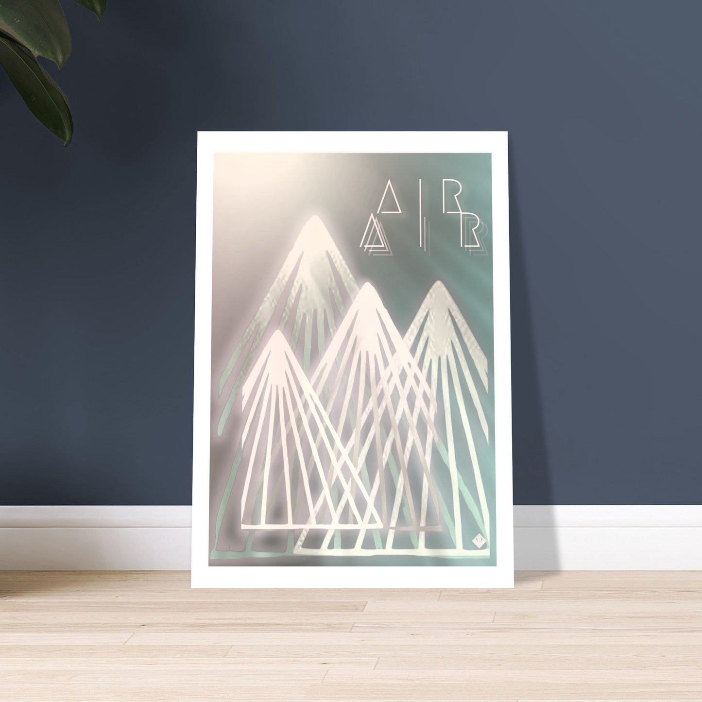 A I R | POSTER | Premium | Matt | WITHOUT Frame | 200 GSM | Mountains | Sun | Snowboard | Ski | Our heavier-weight, white, premium matte paper has a natural, smooth uncoated finish that feels luxurious to the touch. The 200 gsm paper weight makes it durable and long-lasting. The passe-partouts (white frames around art) are individually fitted and integrated into the print.