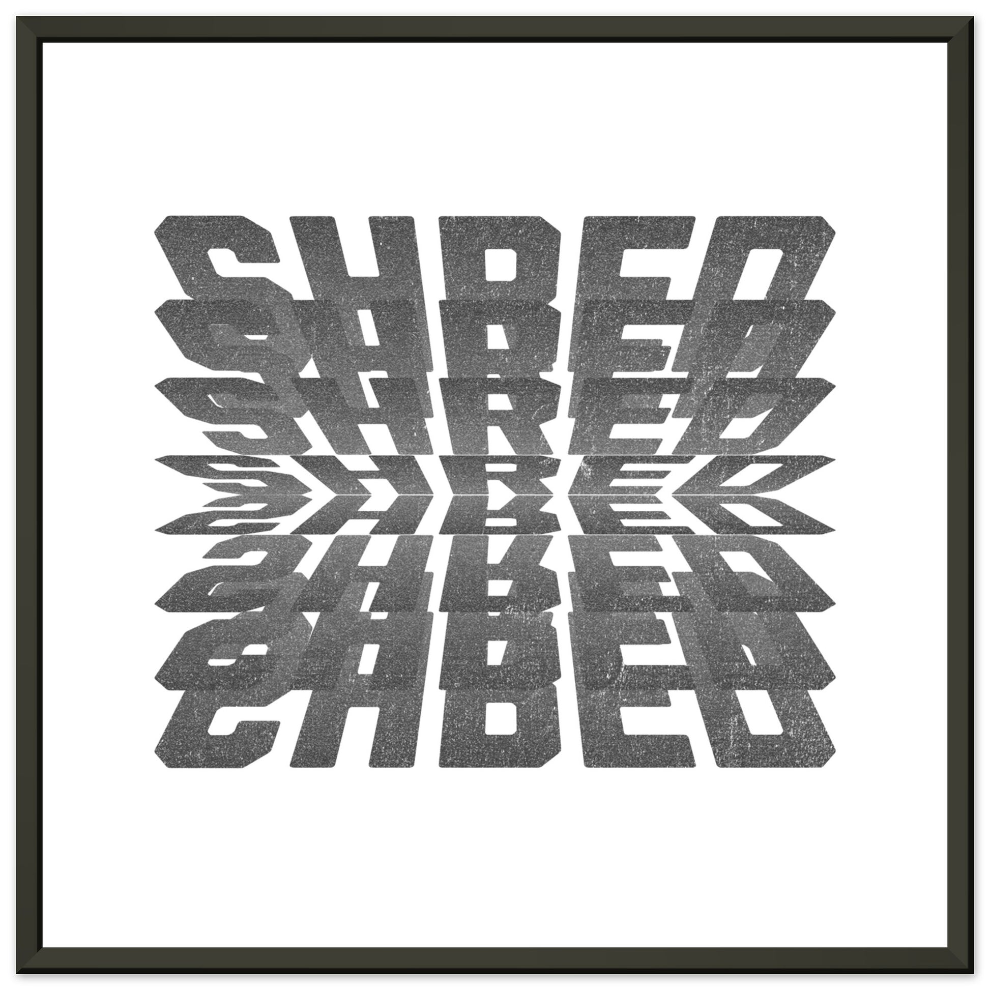 SHRED | METAL FRAMED Poster | Premium Quality | Matte | 200 GSM | Snowboard | Ski | Save your precious time hunting down the right frame for your art work - with this one your art arrives at your home with the perfectly fitted quality frame!