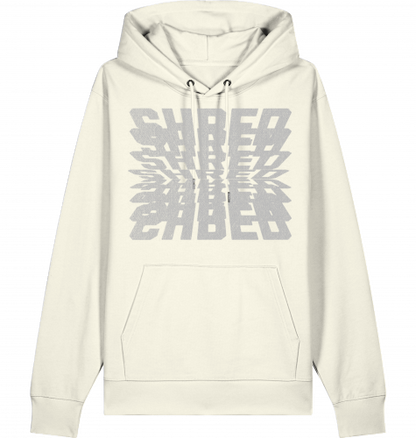 SKATEBOARD SNOWBOARD SURF EMO HOODIE PREMIUM ORGANIC COTTON LARGE PRINT 'SHRED'