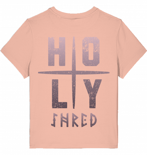 HOLY SHRED. LADIES | T-Shirt Tshirt | 100% combed, ringspun Organic Cotton | Snowboard Skateboard Surf Ski | Quality Apparel