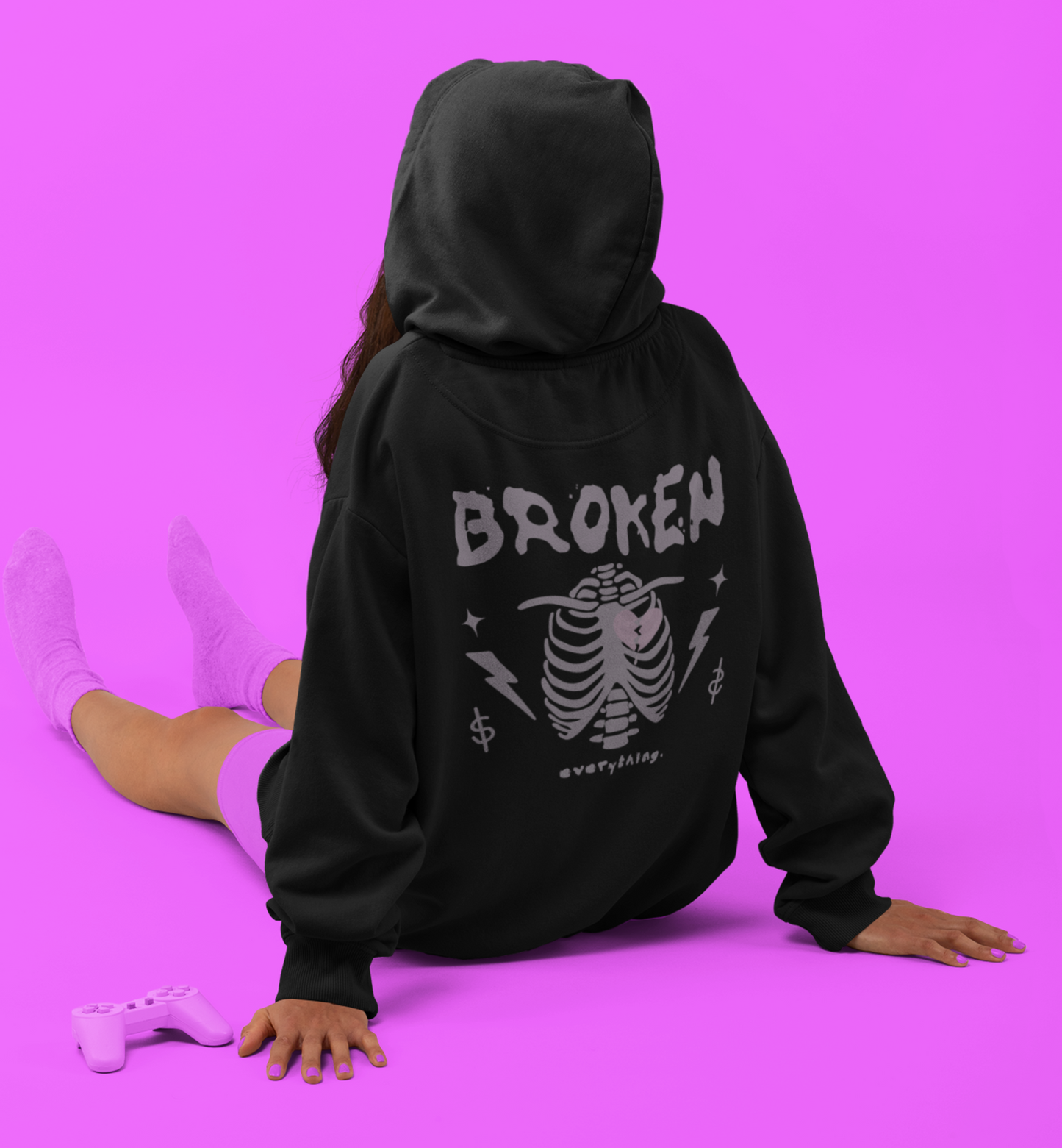 BROKEN | OVERSIZED BOXY HOODIE